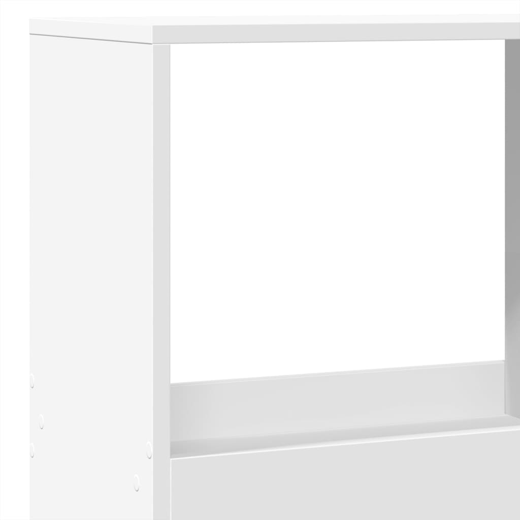 Regal za knjige bijeli 100x33x175 cm od konstruiranog drva