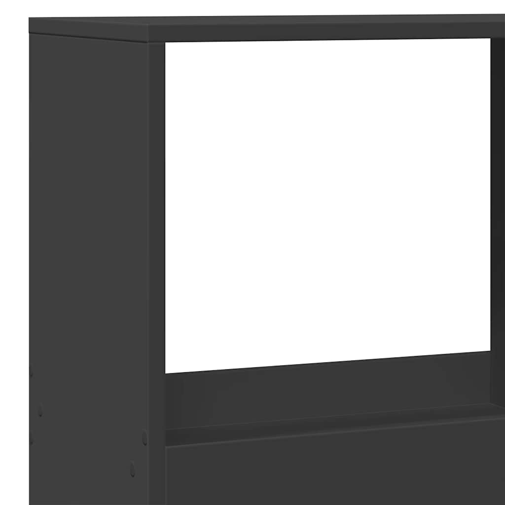 Regal za knjige crni 100x33x175 cm od konstruiranog drva