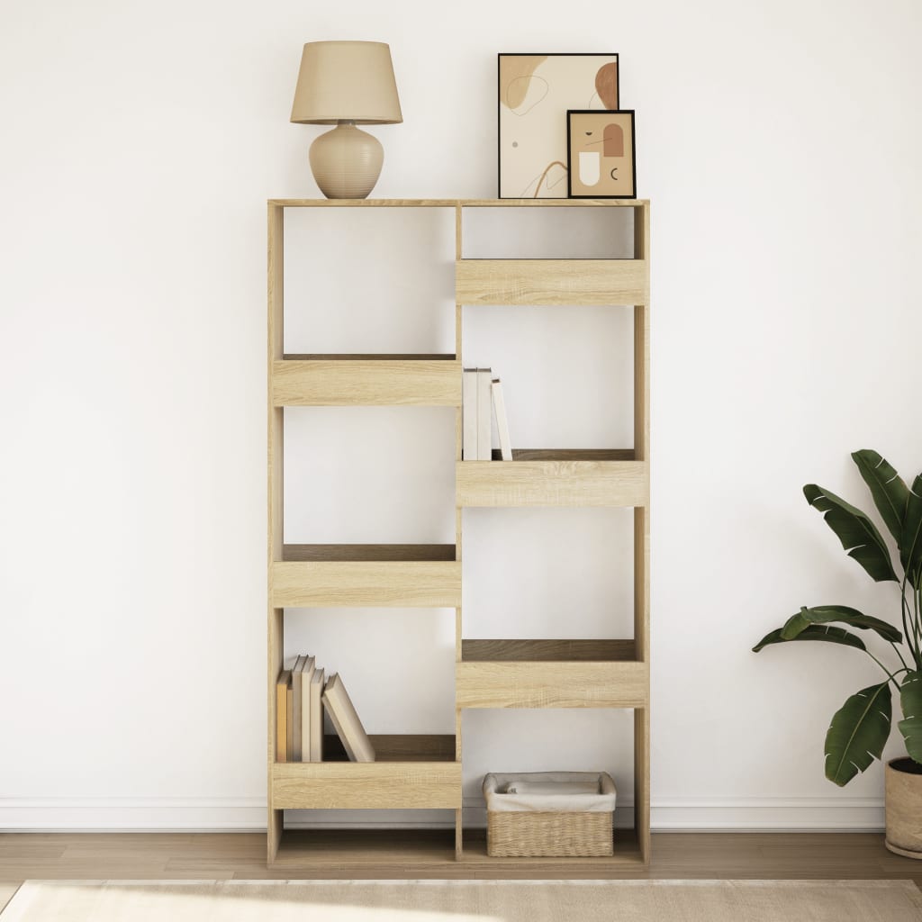 Regal za knjige boja hrasta 100x33x175 cm konstruirano drvo