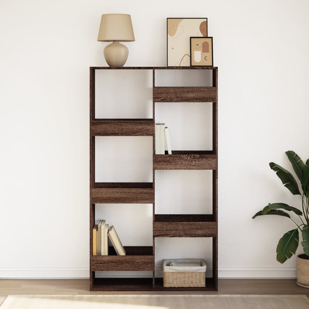 Regal za knjige boja hrasta 100x33x175 cm konstruirano drvo