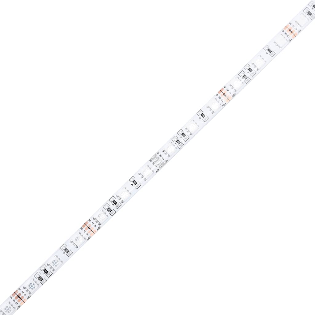 Radni stol s LED svjetlima 120x55x91 cm konstruirano drvo