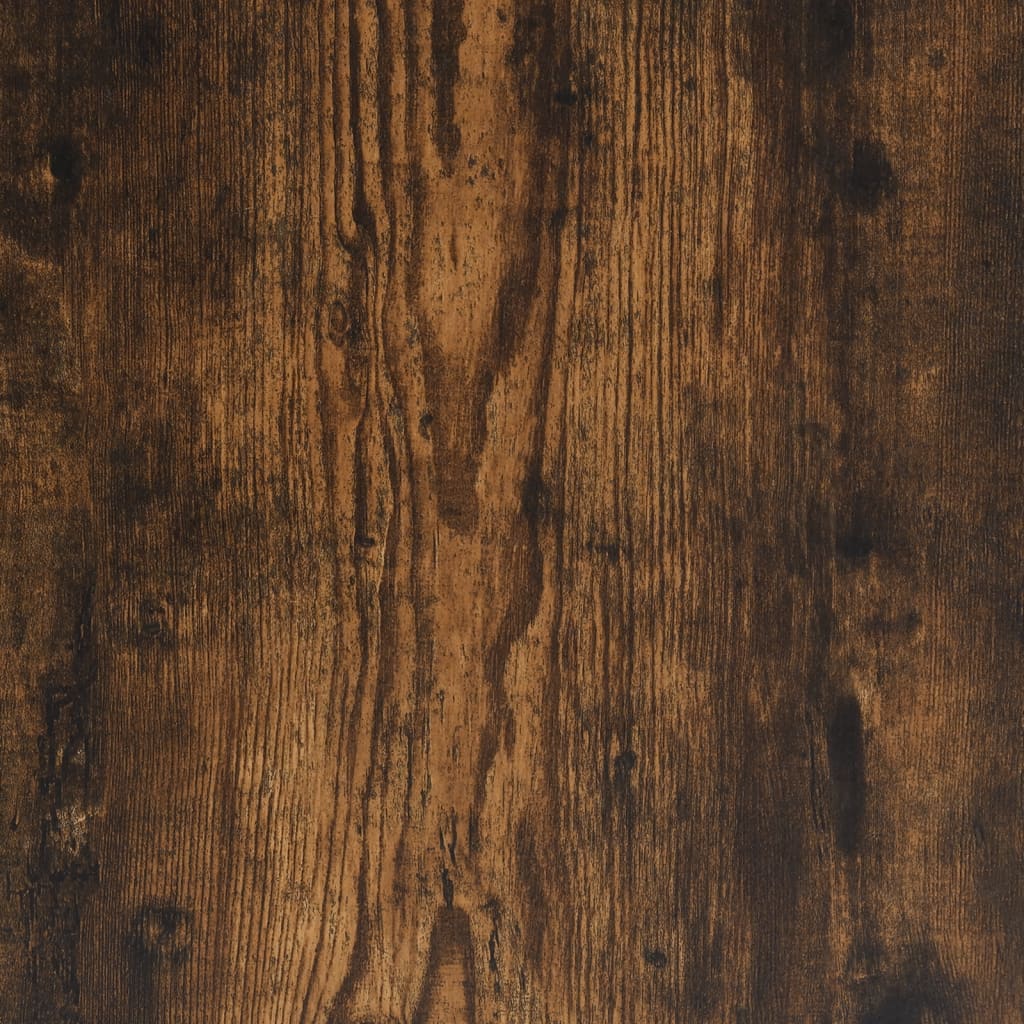 Radni stol s LED svjetlima boja hrasta 140x55x91 cm drveni
