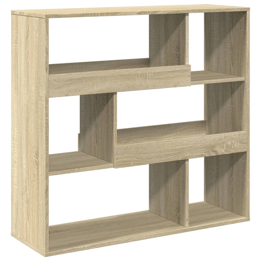 Sobna pregrada boja hrasta 100 x 33 x 94,5 cm konstruirano drvo