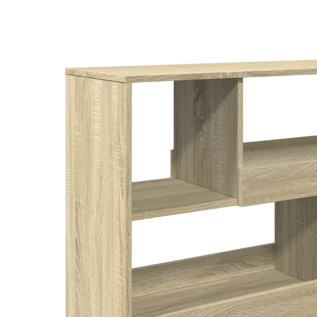 Sobna pregrada boja hrasta 100 x 33 x 94,5 cm konstruirano drvo