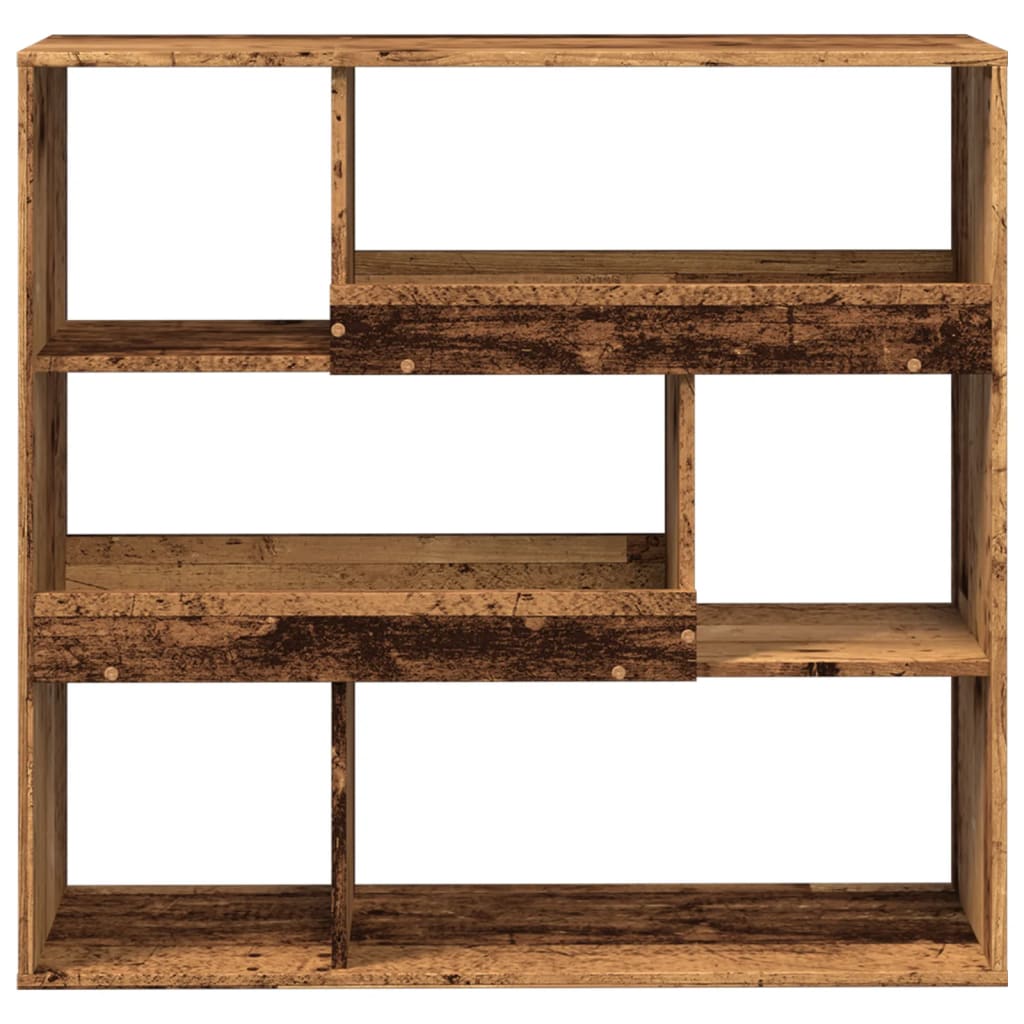 Sobna pregrada boja drva 100 x 33 x 94,5 cm konstruirano drvo