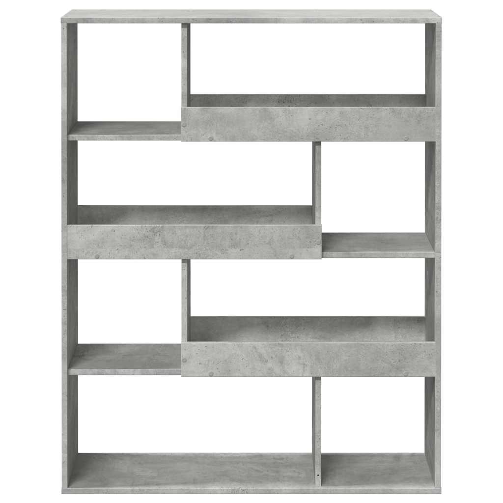 Sobna pregrada boja betona 100x33x125,5 cm konstruirano drvo