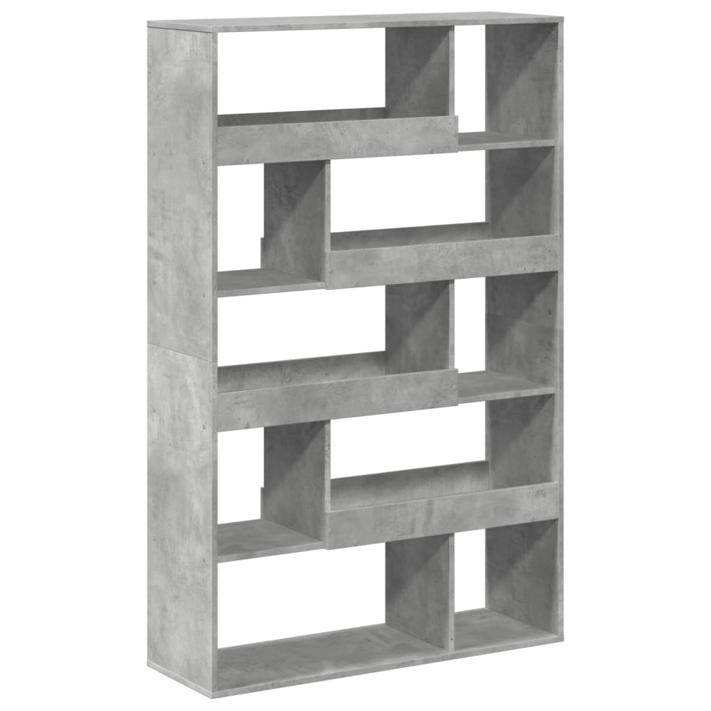Sobna pregrada boja betona 100x33x156,5 cm konstruirano drvo
