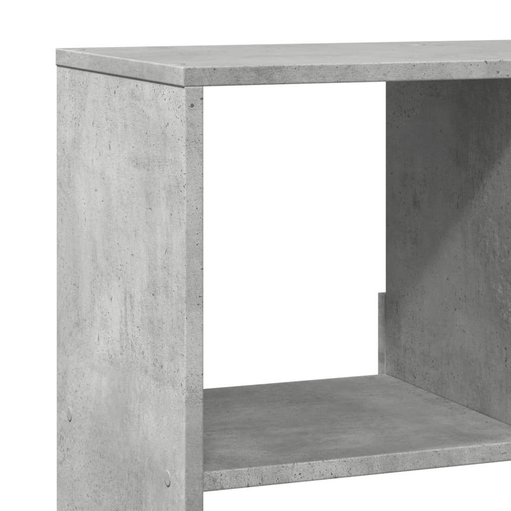 Sobna pregrada boja betona 100x33x156,5 cm konstruirano drvo