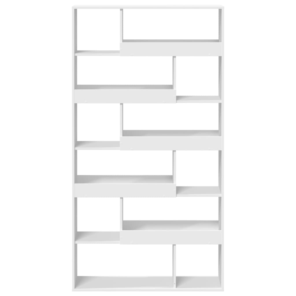 Sobna pregrada bijela 100 x 33 x 187,5 cm konstruirano drvo