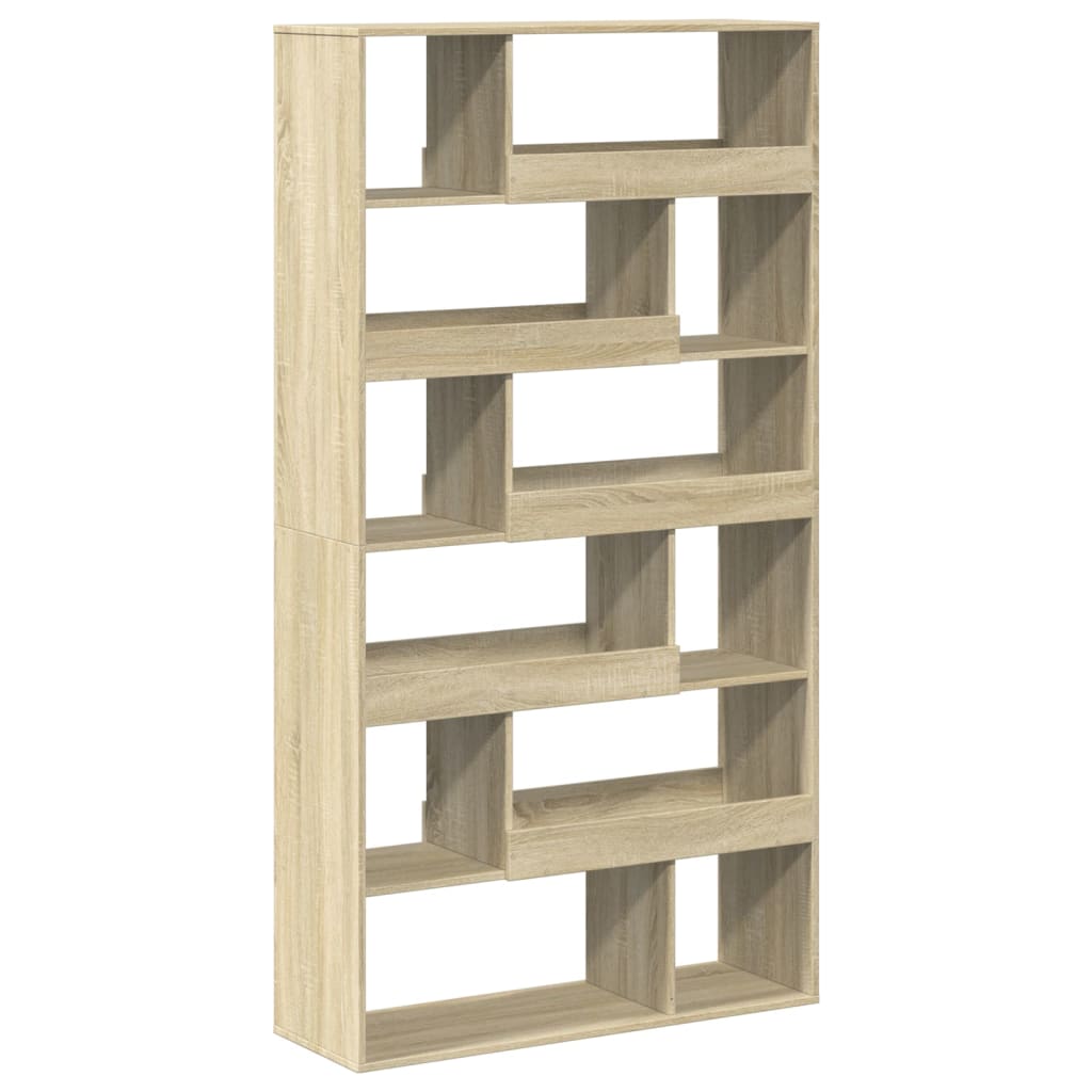 Sobna pregrada boja hrasta 100x33x187,5 cm konstruirano drvo