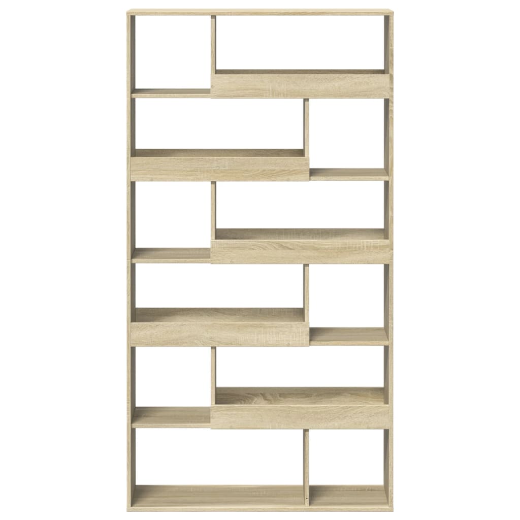 Sobna pregrada boja hrasta 100x33x187,5 cm konstruirano drvo