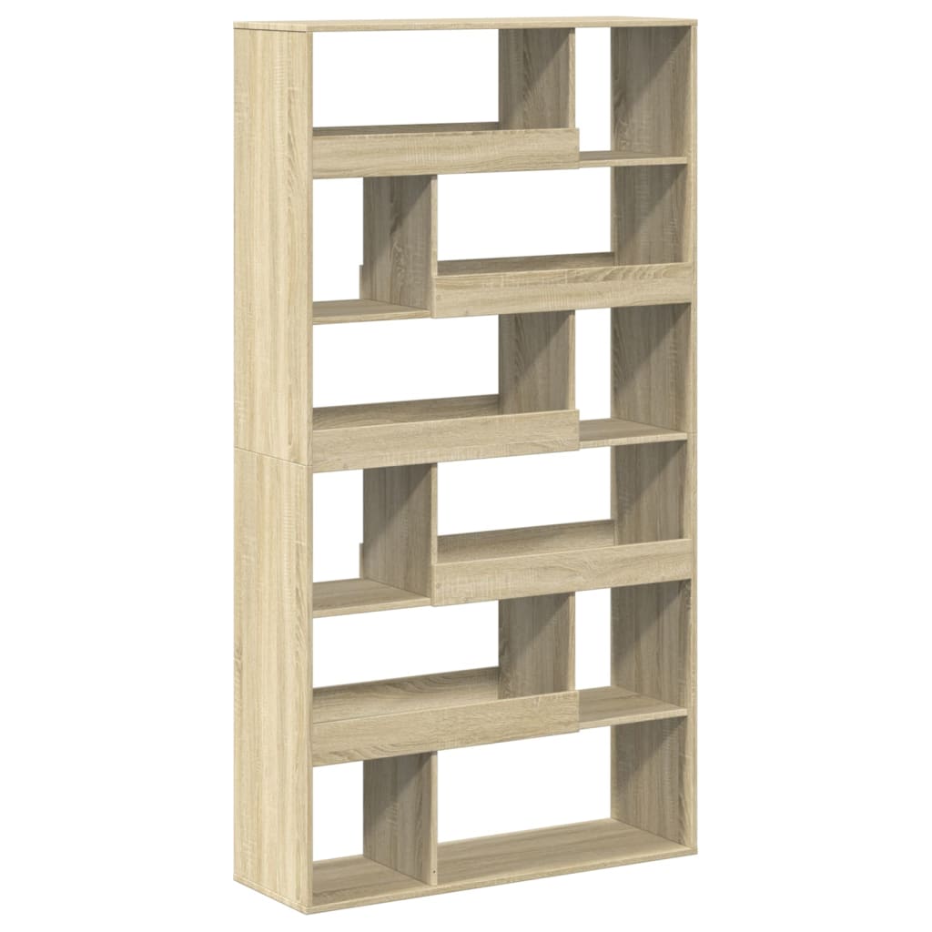 Sobna pregrada boja hrasta 100x33x187,5 cm konstruirano drvo