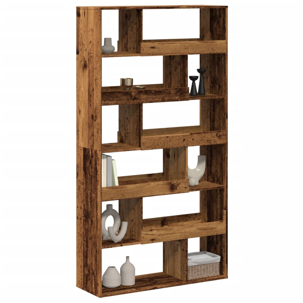 Sobna pregrada boja drva 100 x 33 x 187,5 cm konstruirano drvo