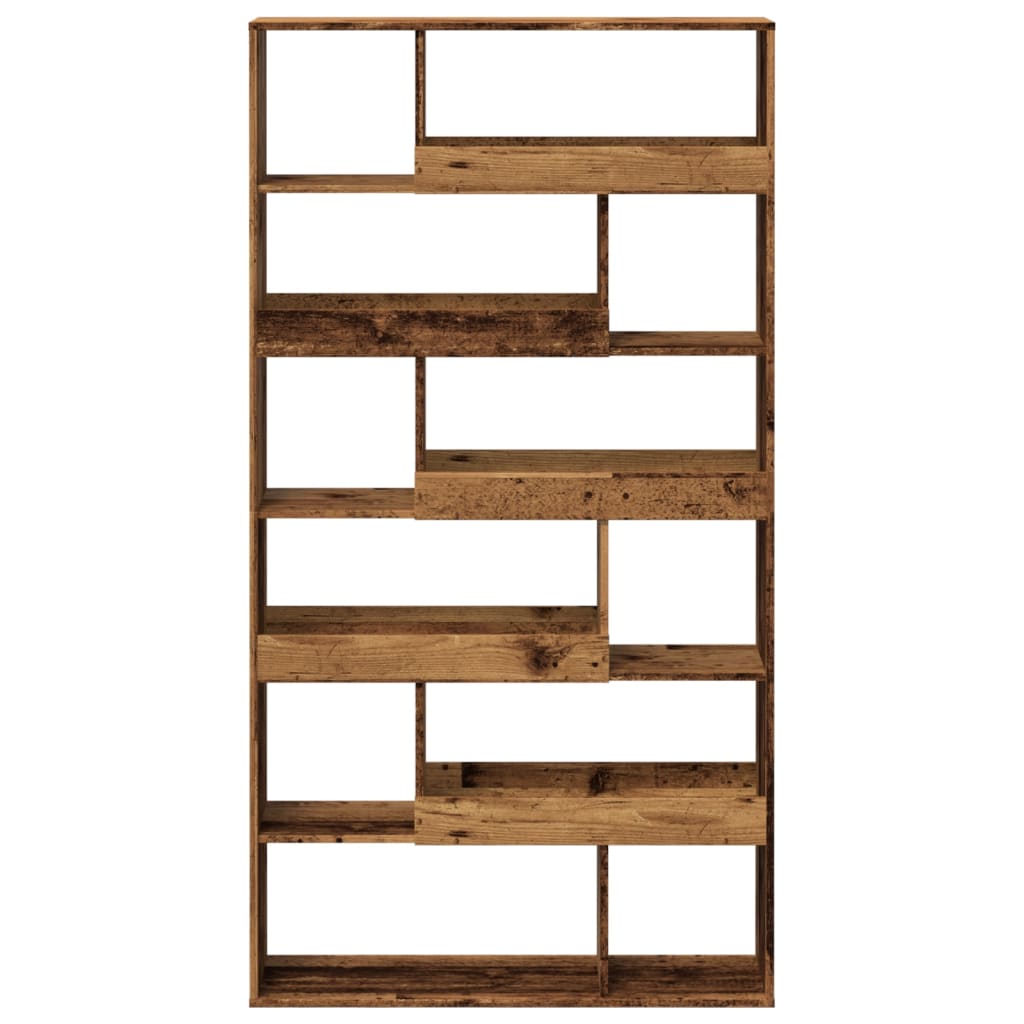Sobna pregrada boja drva 100 x 33 x 187,5 cm konstruirano drvo