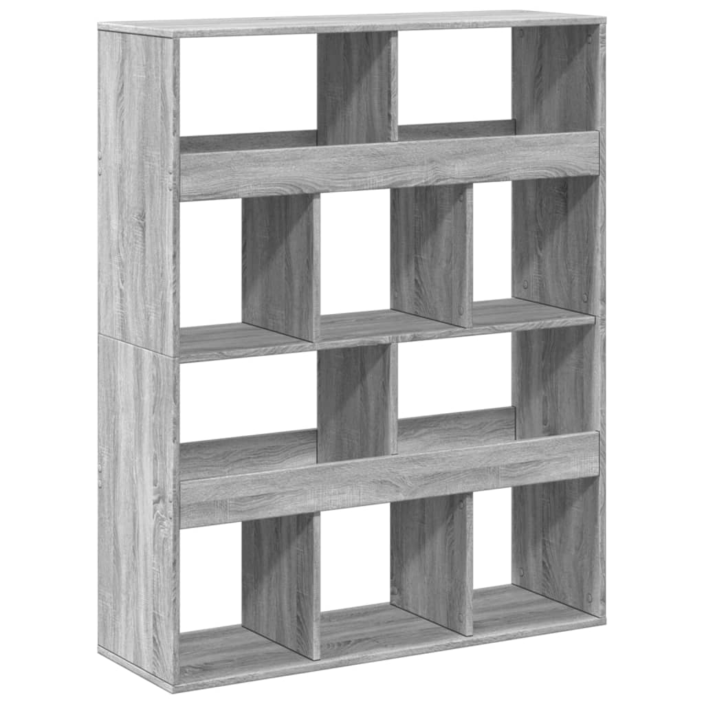 Sobna pregrada boja hrasta 100x33x125,5 cm konstruirano drvo