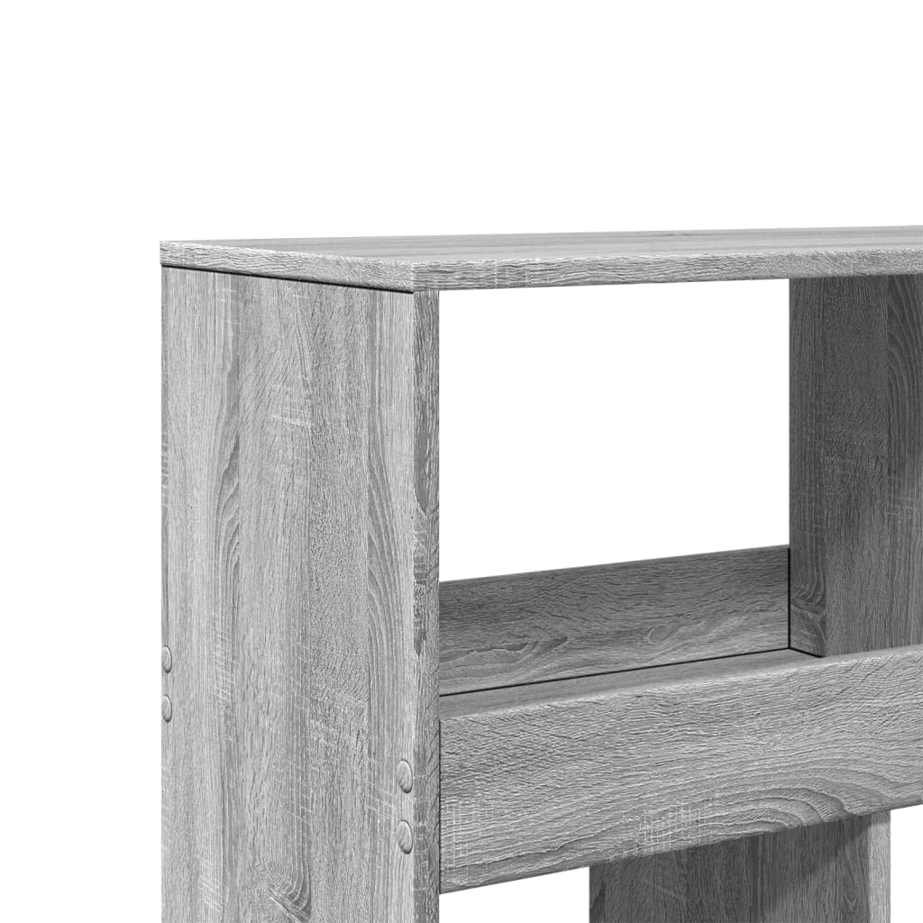 Sobna pregrada boja hrasta 100x33x125,5 cm konstruirano drvo