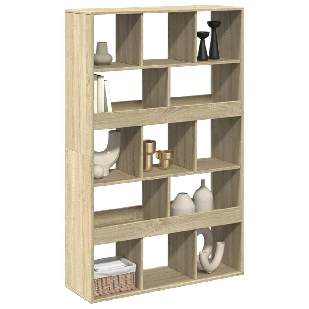 Sobna pregrada boja hrasta 100x33x156,5 cm konstruirano drvo