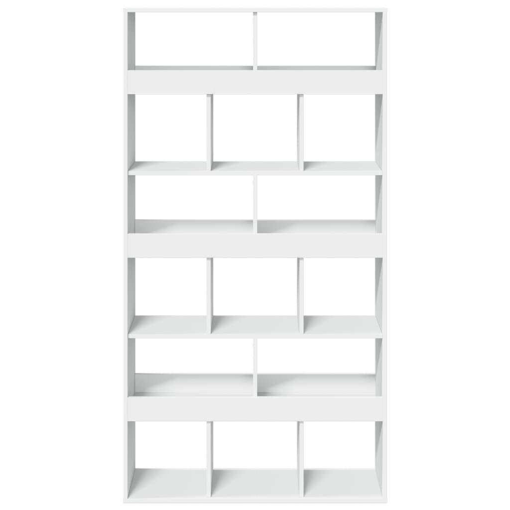 Sobna pregrada bijela 100 x 33 x 187,5 cm konstruirano drvo