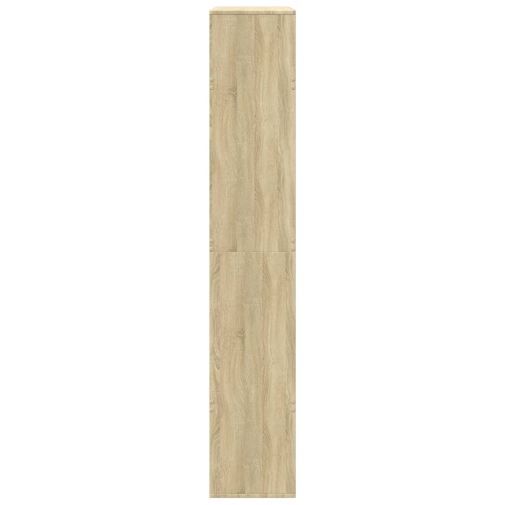 Sobna pregrada boja hrasta 100x33x187,5 cm konstruirano drvo