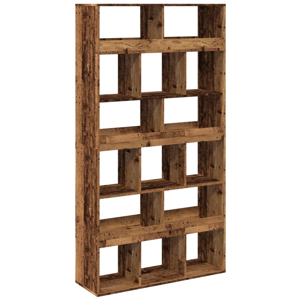Sobna pregrada boja drva 100 x 33 x 187,5 cm konstruirano drvo