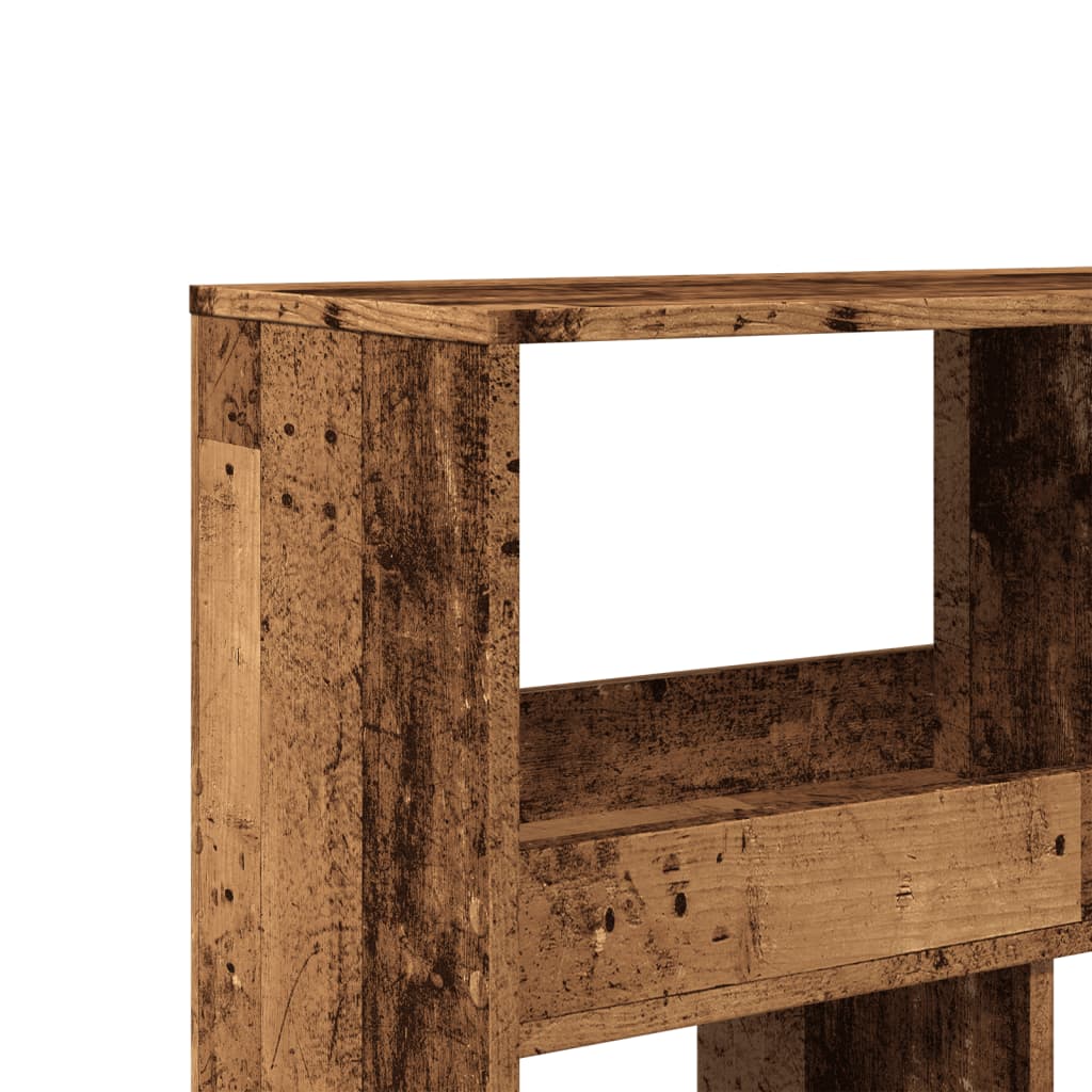 Sobna pregrada boja drva 100 x 33 x 187,5 cm konstruirano drvo