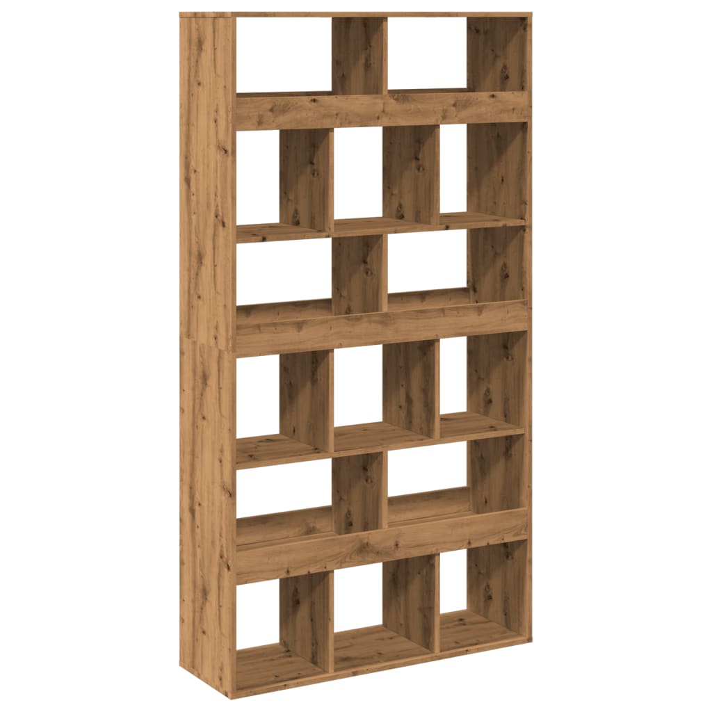 Sobna pregrada boja hrasta 100x33x187,5 cm konstruirano drvo