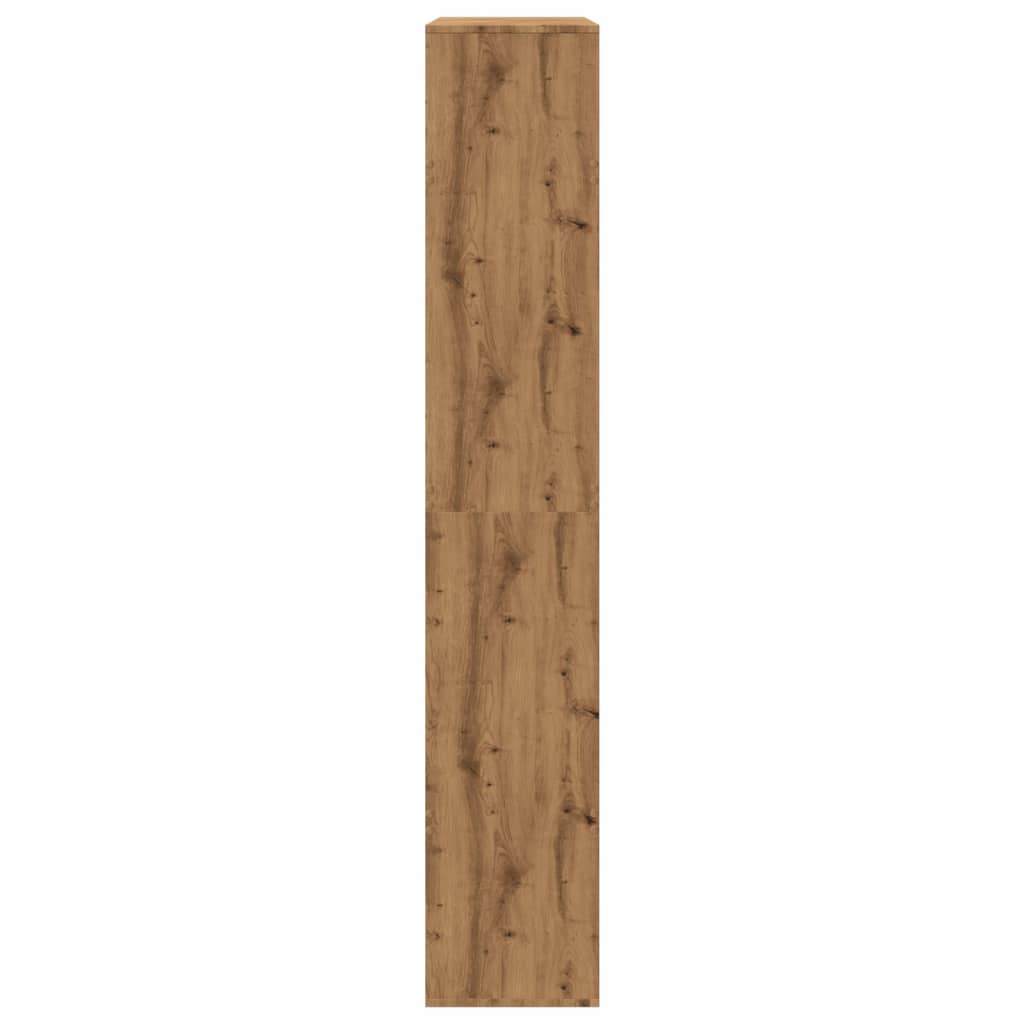 Sobna pregrada boja hrasta 100x33x187,5 cm konstruirano drvo