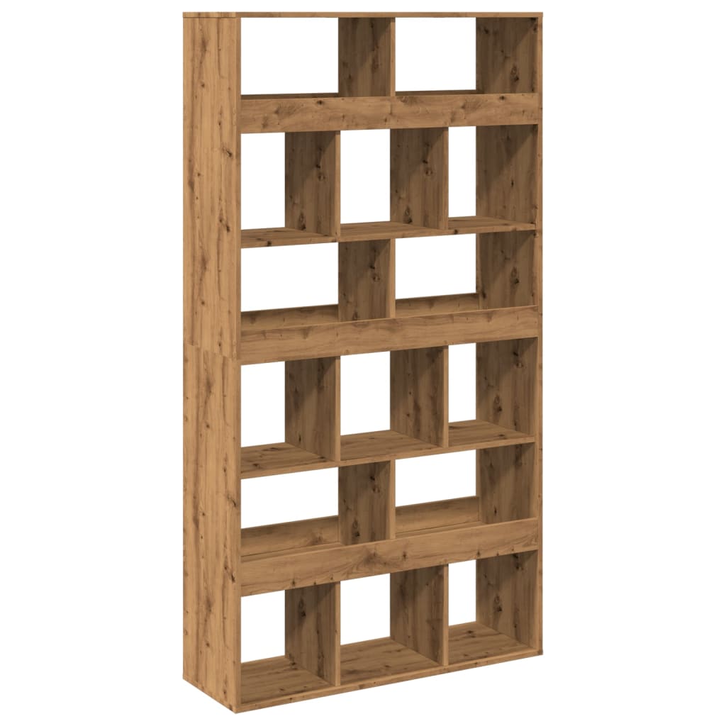 Sobna pregrada boja hrasta 100x33x187,5 cm konstruirano drvo
