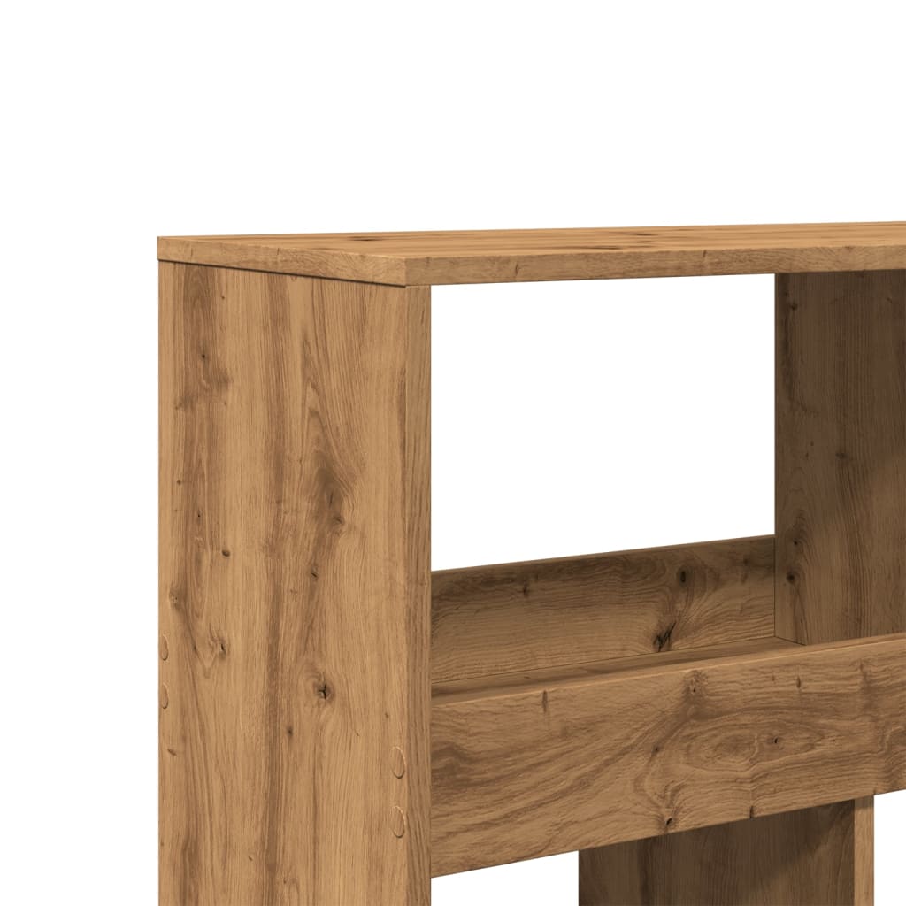 Sobna pregrada boja hrasta 100x33x187,5 cm konstruirano drvo
