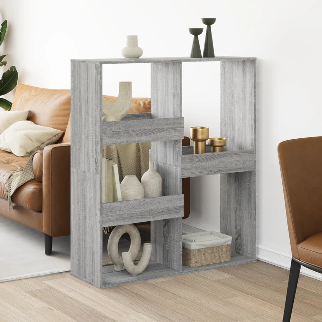Sobna pregrada boja hrasta 100x33x115 cm konstruirano drvo