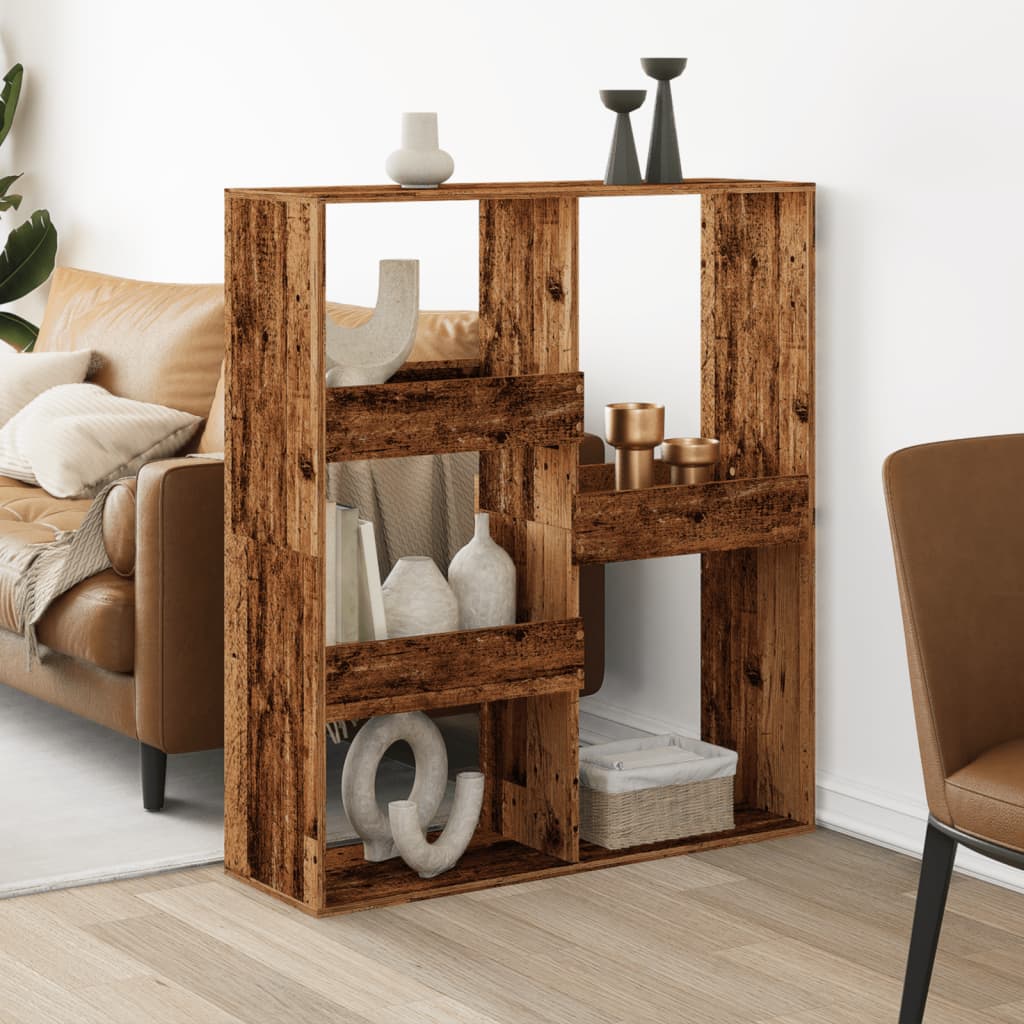Sobna pregrada boja drva 100x33x115 cm konstruirano drvo