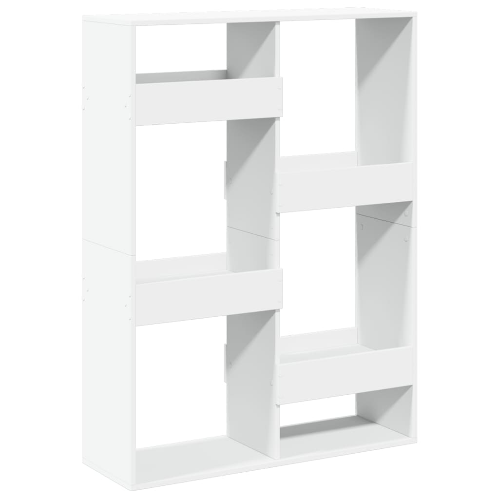 Sobna pregrada bijela 100 x 33 x 135 cm konstruirano drvo