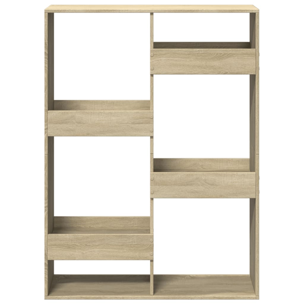 Sobna pregrada boja hrasta 100x33x135 cm konstruirano drvo