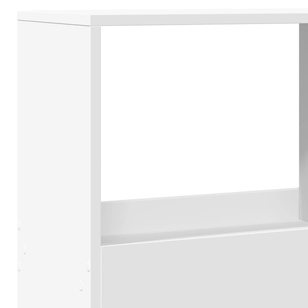 Sobna pregrada bijela 100x33x155,5 cm konstruirano drvo
