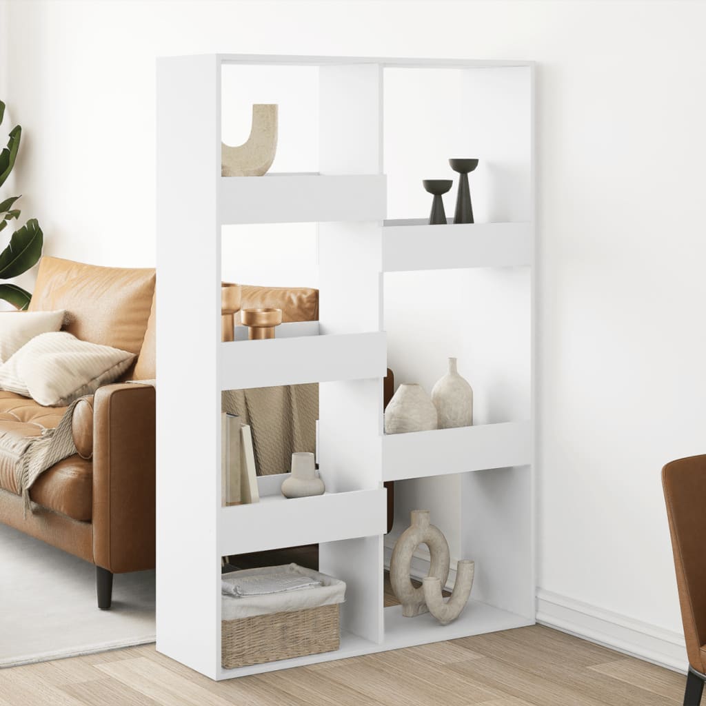 Sobna pregrada bijela 100x33x155,5 cm konstruirano drvo