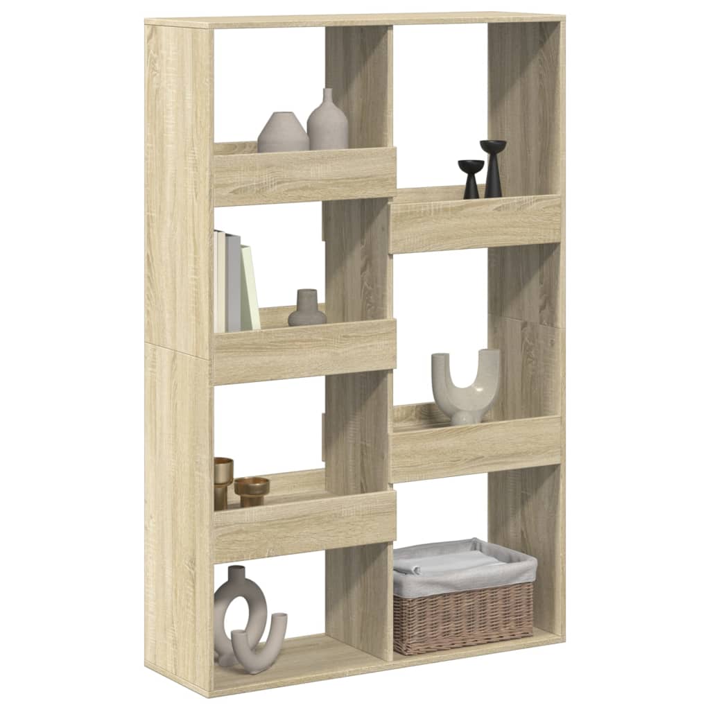 Sobna pregrada boja hrasta 100x33x155,5 cm konstruirano drvo