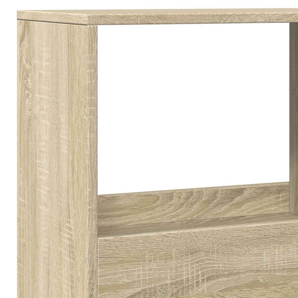 Sobna pregrada boja hrasta 100x33x155,5 cm konstruirano drvo