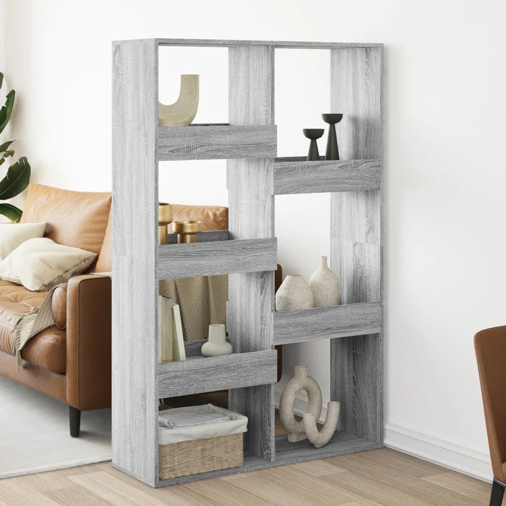 Sobna pregrada boja hrasta 100x33x155,5 cm konstruirano drvo