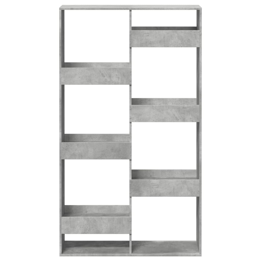 Sobna pregrada boja betona 100x33x175 cm konstruirano drvo