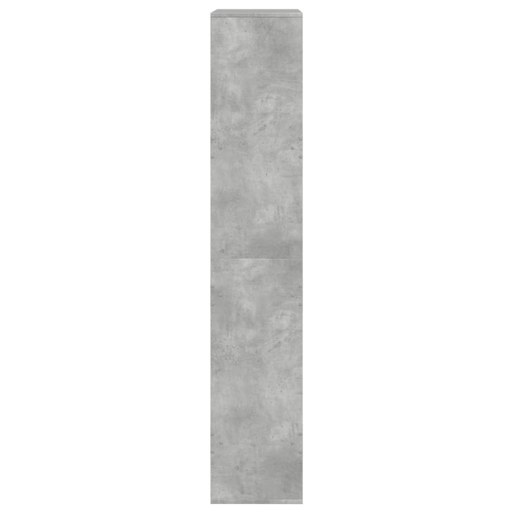 Sobna pregrada boja betona 100x33x175 cm konstruirano drvo