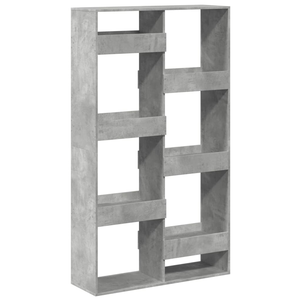 Sobna pregrada boja betona 100x33x175 cm konstruirano drvo