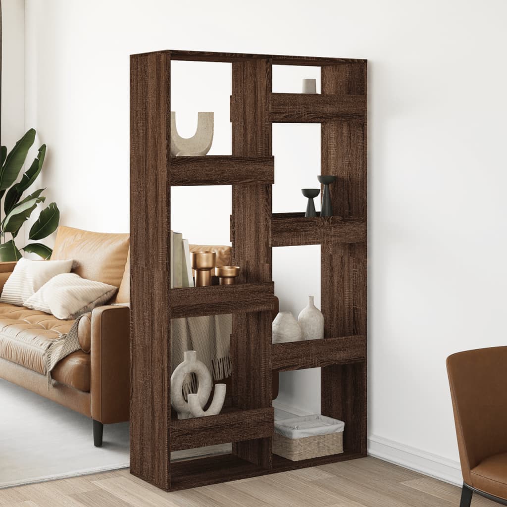 Sobna pregrada boja hrasta 100x33x175 cm konstruirano drvo
