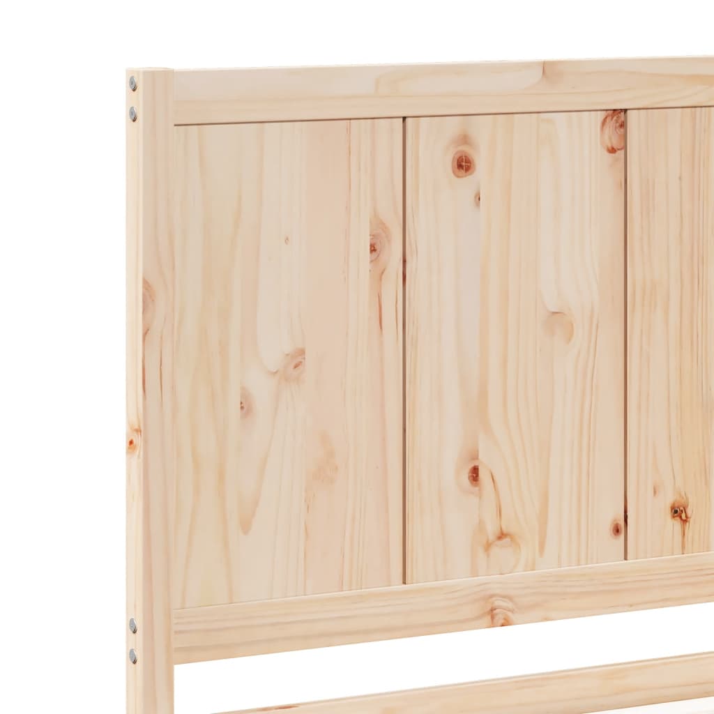 Dugi okvir kreveta bez madraca 140 x 210 cm masivno drvo