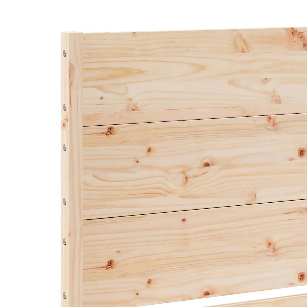 Dugi okvir kreveta bez madraca bijeli 90x210 cm masivno drvo
