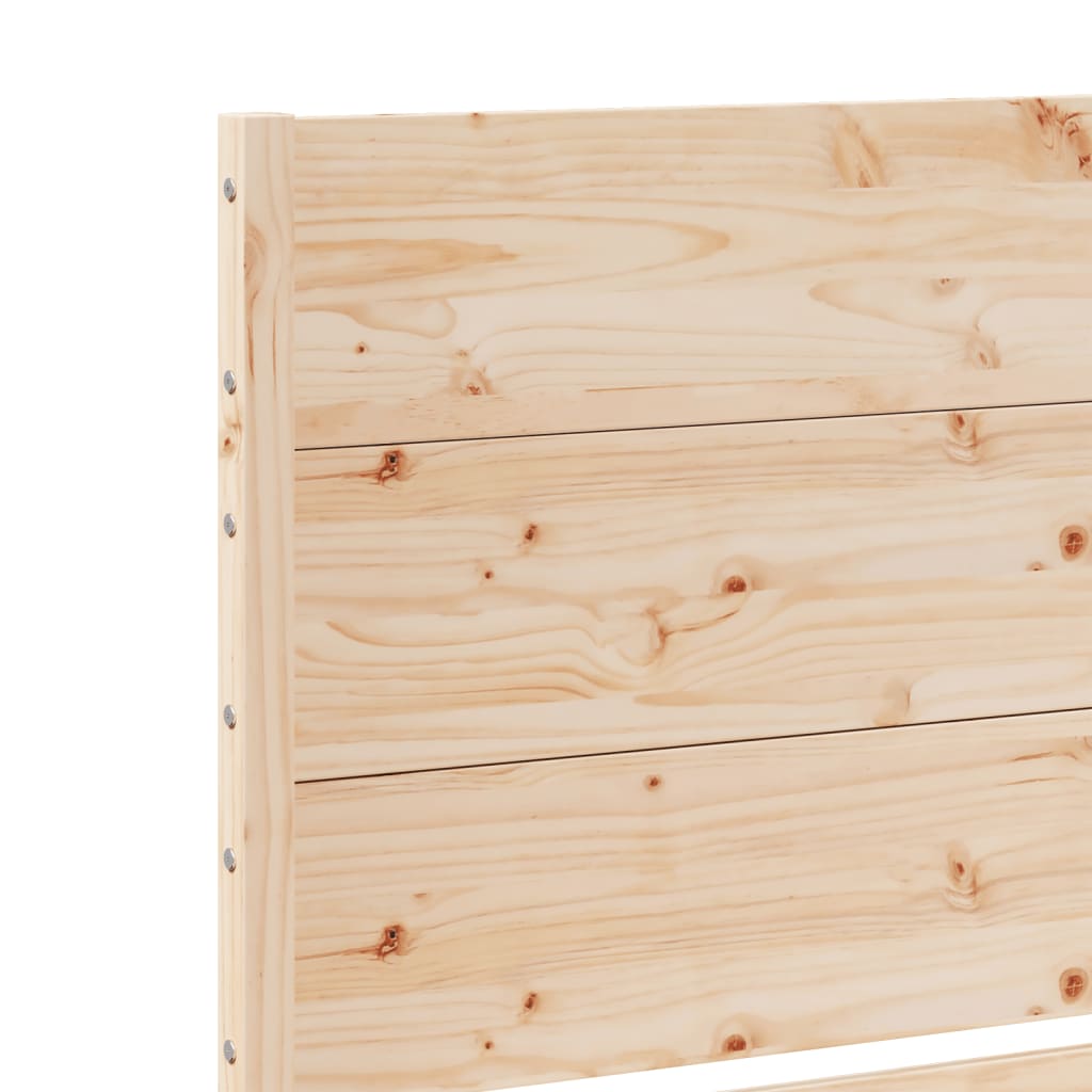 Dugi okvir kreveta bez madraca 100 x 210 cm masivno drvo
