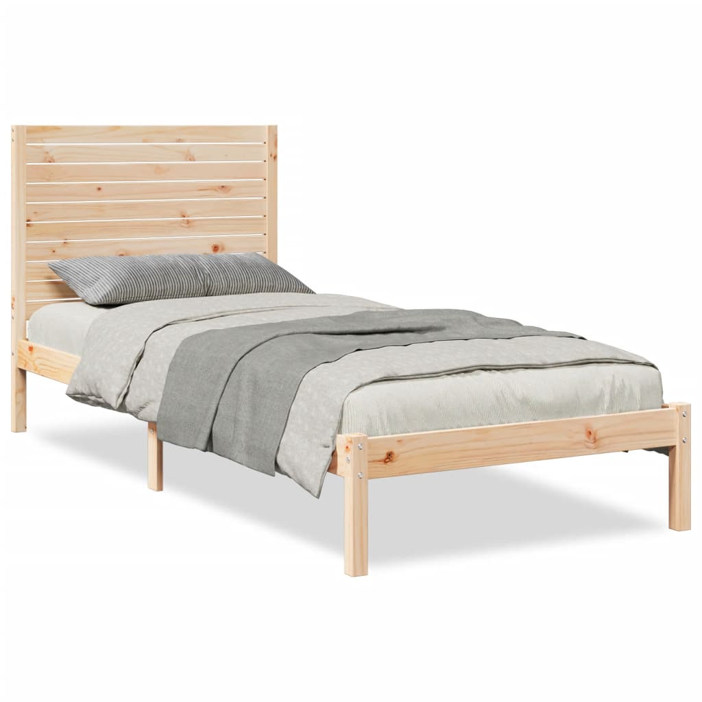 Dugi okvir kreveta bez madraca 100 x 210 cm masivno drvo