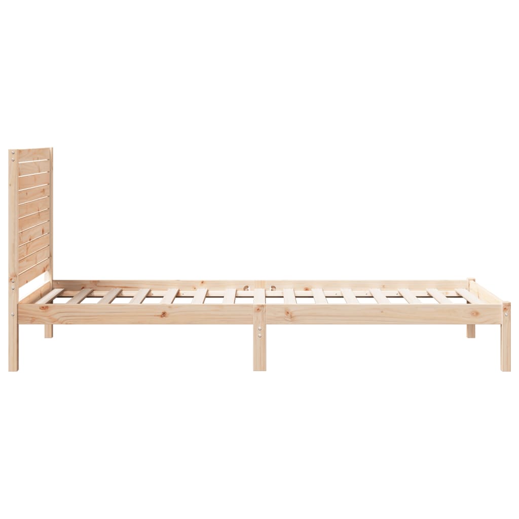 Dugi okvir kreveta bez madraca 100 x 210 cm masivno drvo
