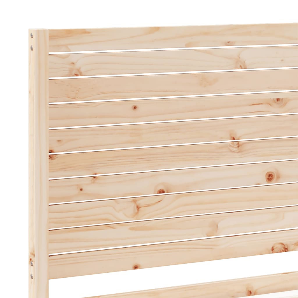 Dugi okvir kreveta bez madraca 140 x 210 cm masivno drvo