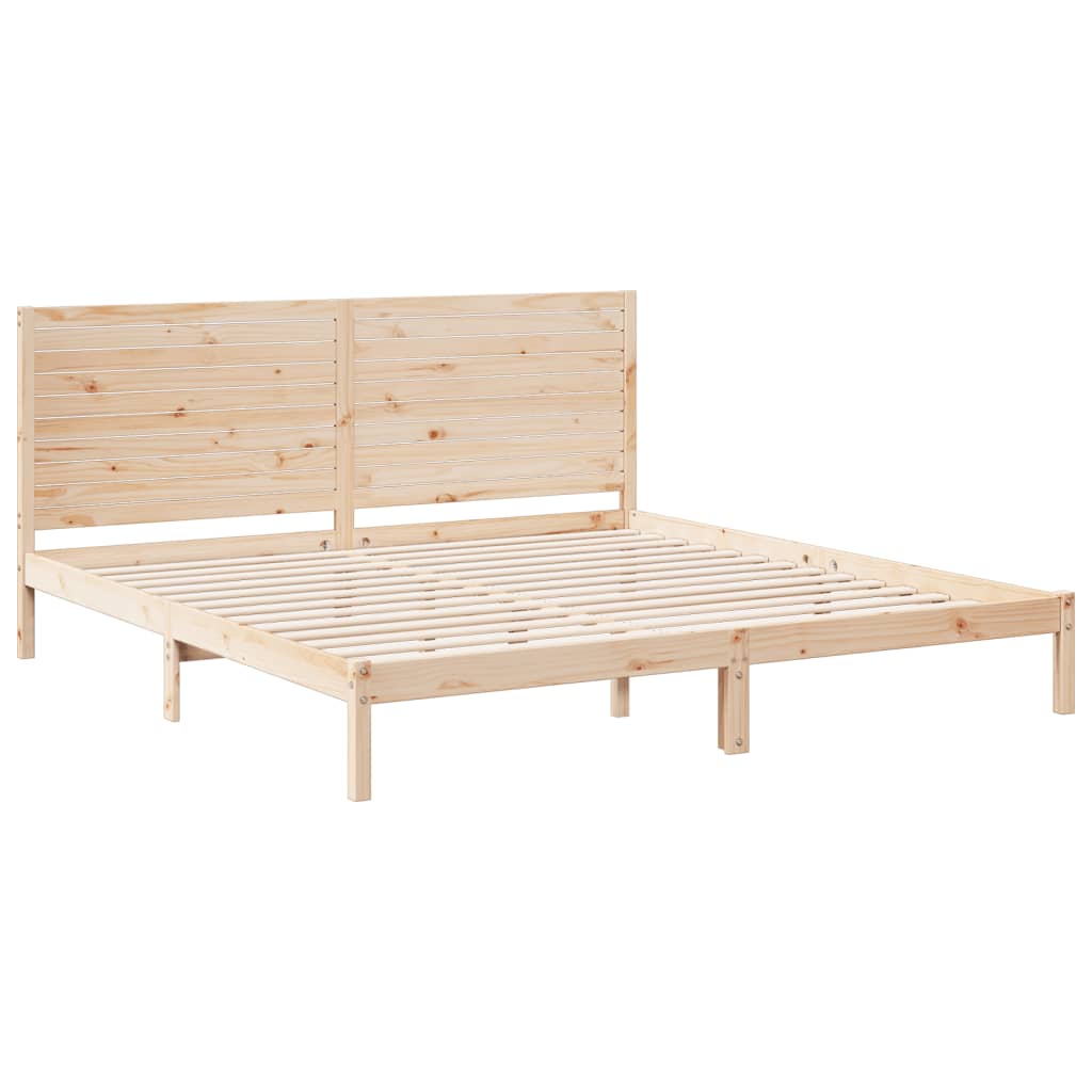 Dugi okvir kreveta bez madraca 180 x 220 cm masivno drvo