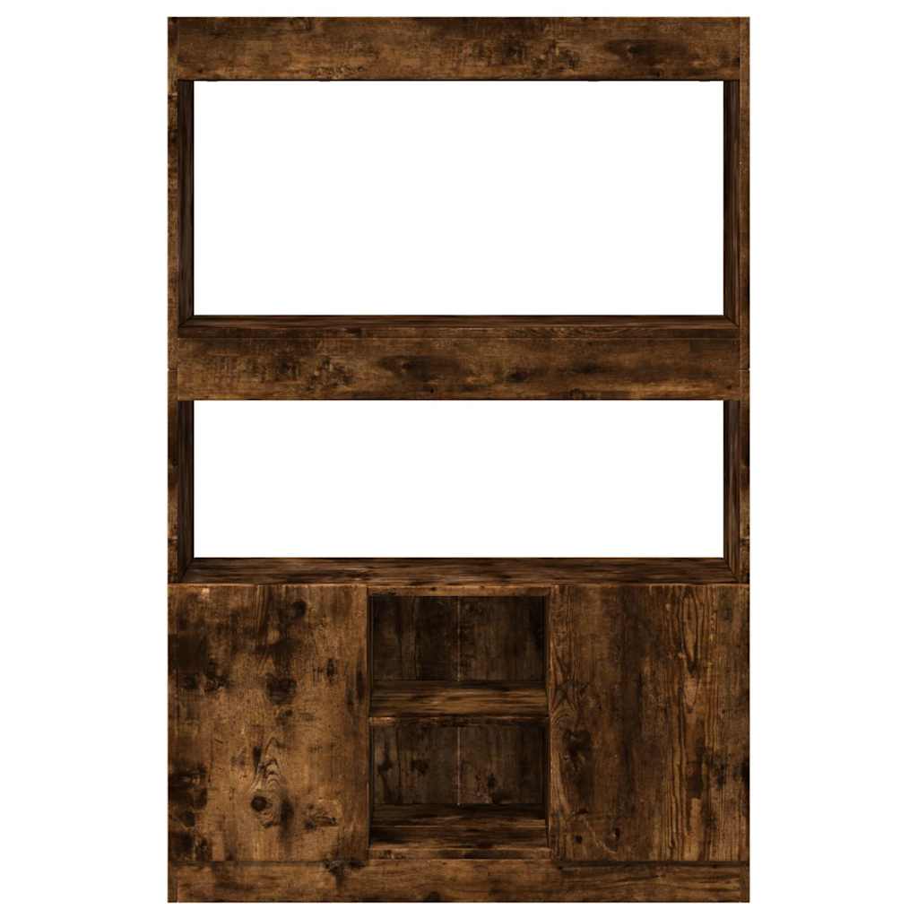 Visoka komoda boja hrasta 92x33x140 cm od konstruiranog drva